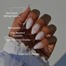 Glamnetic Fleur Amour Press On Nails 30 pieces in various sizes