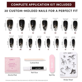 Glamnetic Harry Potter Dementor Press On Nails in packaging