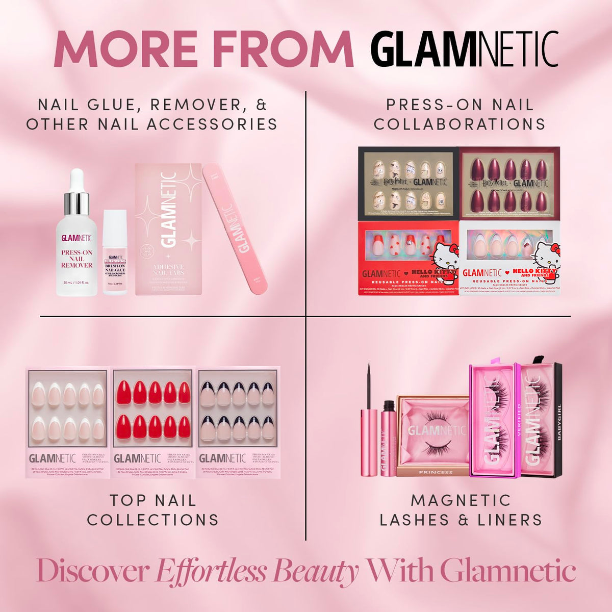 Glamnetic Press On Nail Remover Serum 30ml back view with ingredients