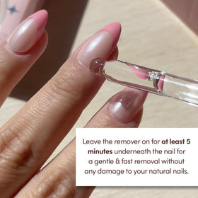 Glamnetic Press On Nail Remover Serum 30ml bottle side view