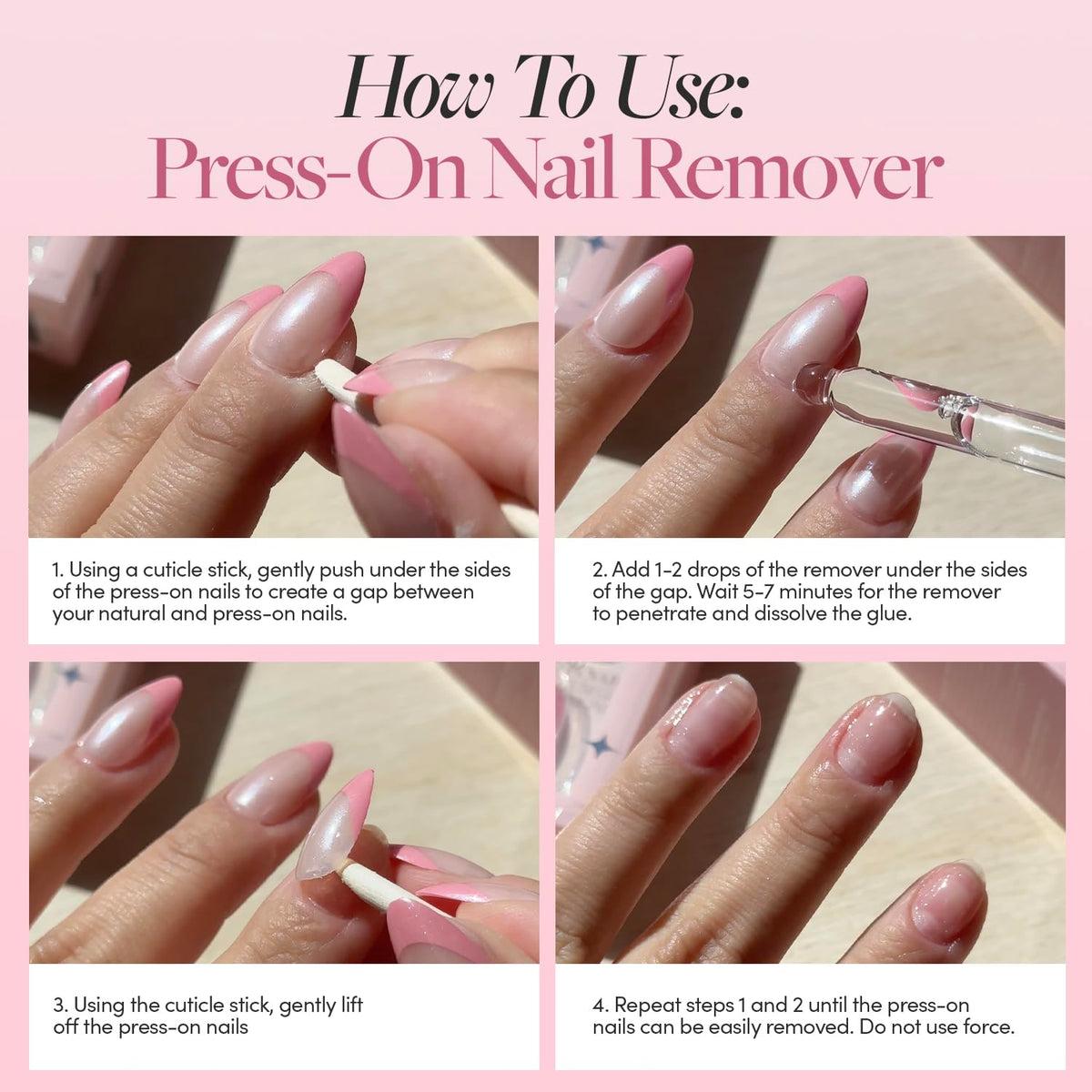 Glamnetic Press On Nail Remover Serum 30ml on a vanity
