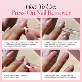 Glamnetic Press On Nail Remover Serum 30ml on a vanity
