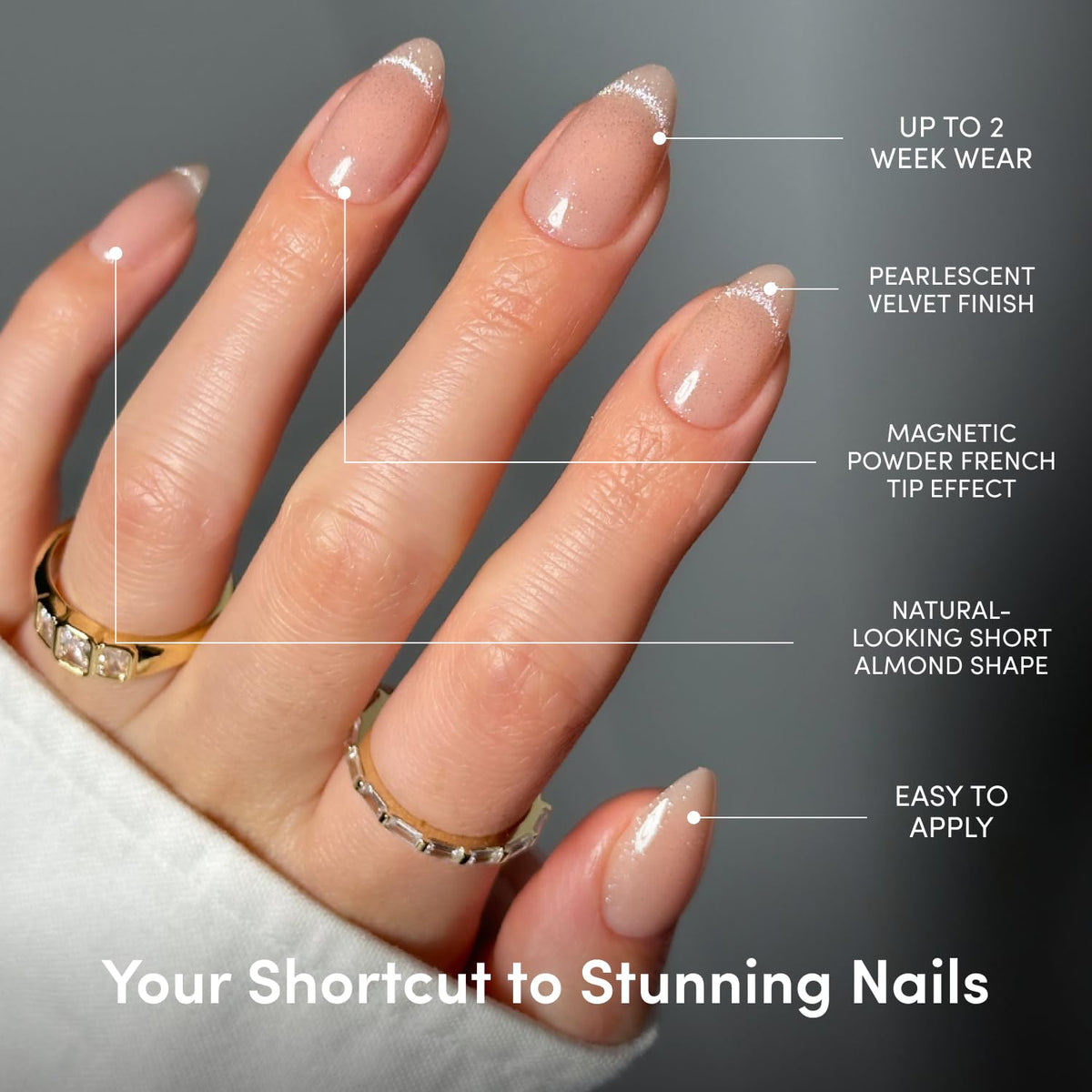 Glamnetic Press On Nails 30 pieces with nail glue and accessories