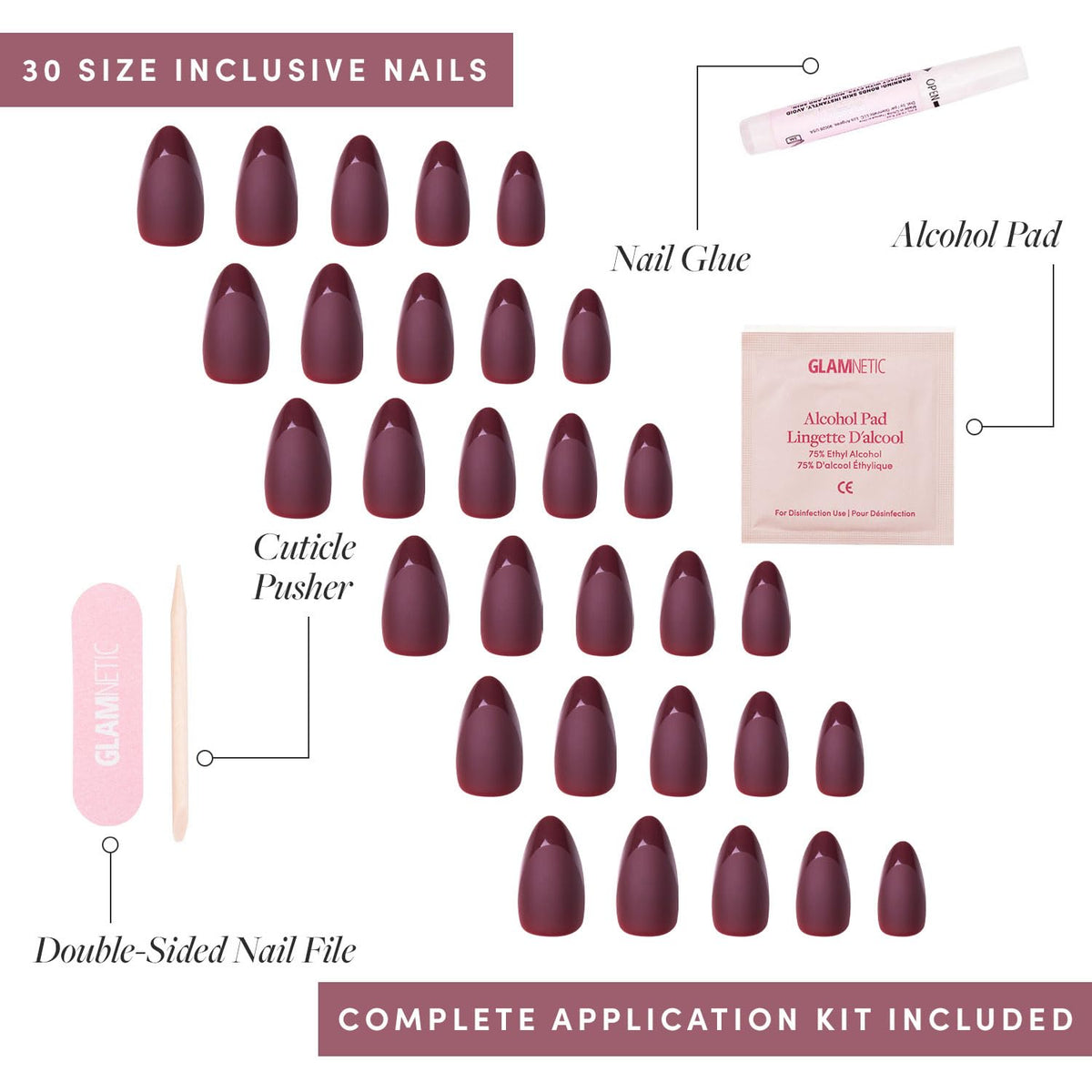 Glamnetic Press On Nails application process