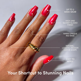 Glamnetic Press On Nails application process with included tools