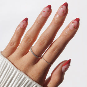 Glamnetic Press On Nails Cherry Bomb full kit front view