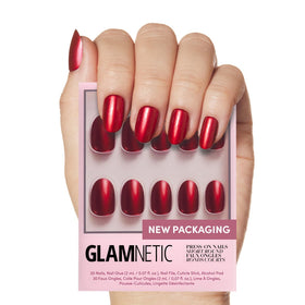 Glamnetic Press On Nails Cherry Glaze Kit front view
