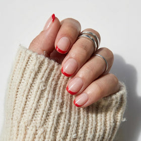 Glamnetic Press On Nails Extra Short Glazed Fake Nails front view