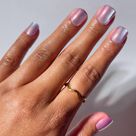 Glamnetic Press On Nails extra short velvet kit front view