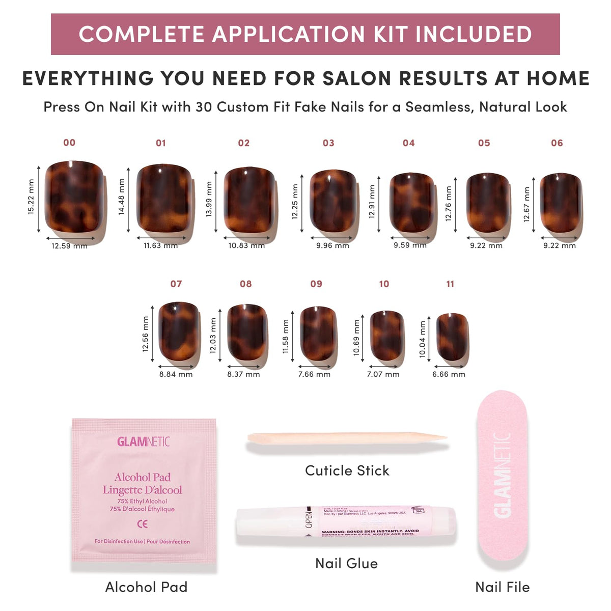 Glamnetic Press On Nails glossy finish under natural light