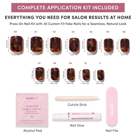 Glamnetic Press On Nails glossy finish under natural light