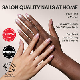 Glamnetic Press On Nails in various sizes laid out