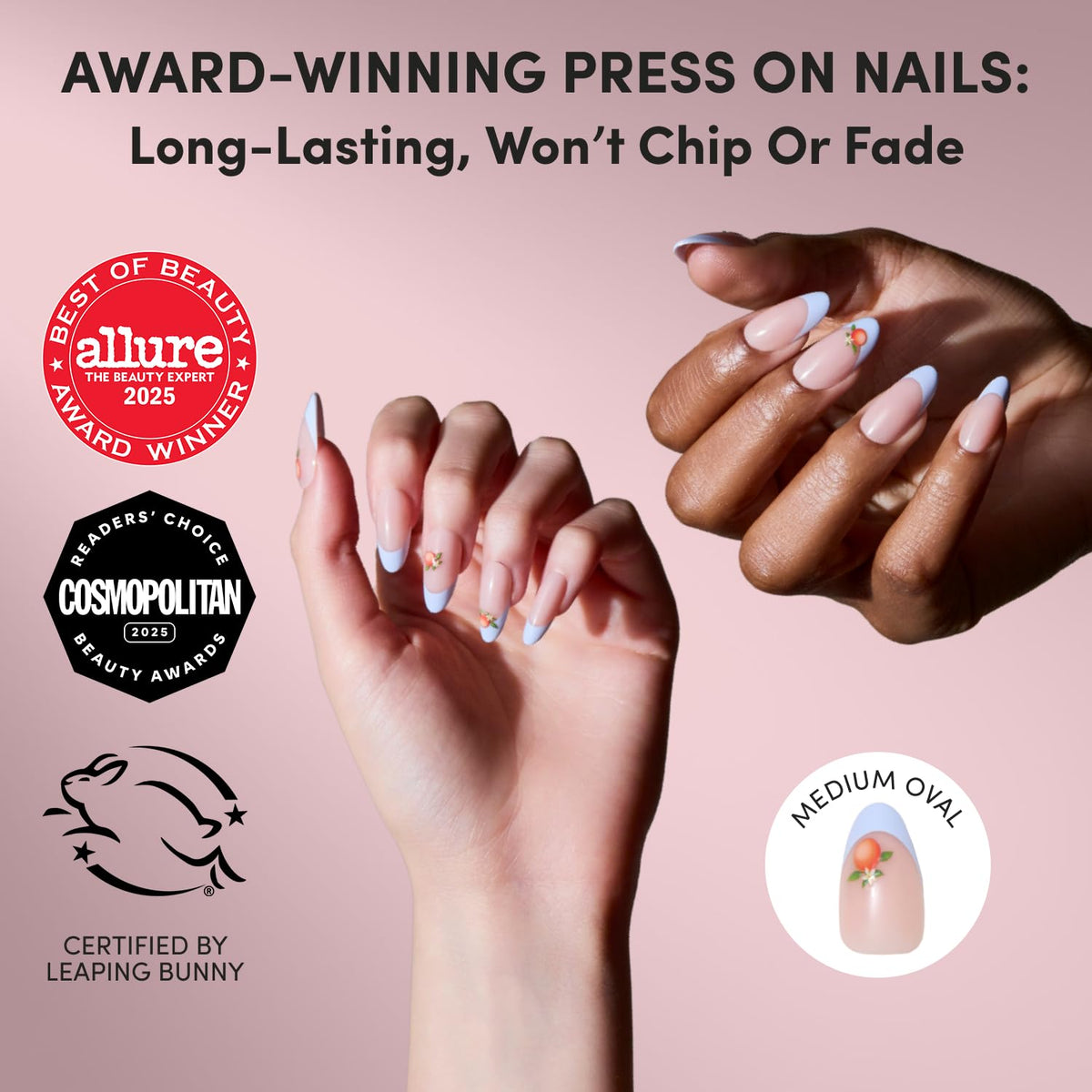 Glamnetic Press On Nails kit with glue and accessories