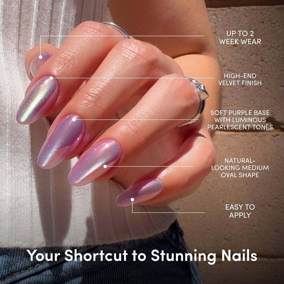 Glamnetic Press On Nails kit with glue and accessories