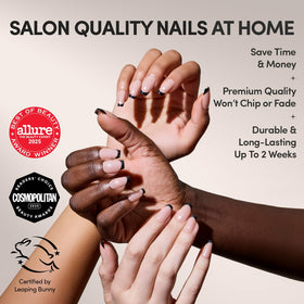 Glamnetic Press On Nails kit with nail glue and accessories