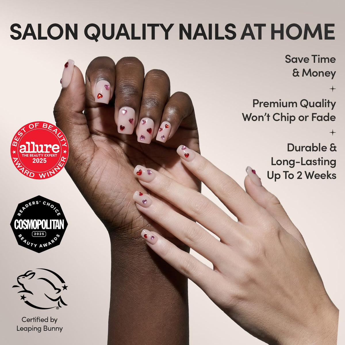 Glamnetic Press On Nails kit with storage box and accessories