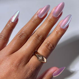 Glamnetic Press On Nails Medium Almond Velvet full kit packaging