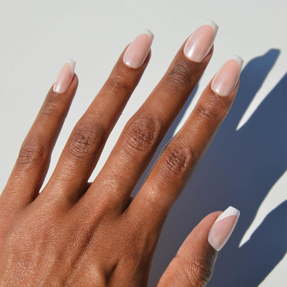 Glamnetic Press On Nails medium coffin shape front view