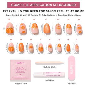 Glamnetic Press On Nails packaging with product details