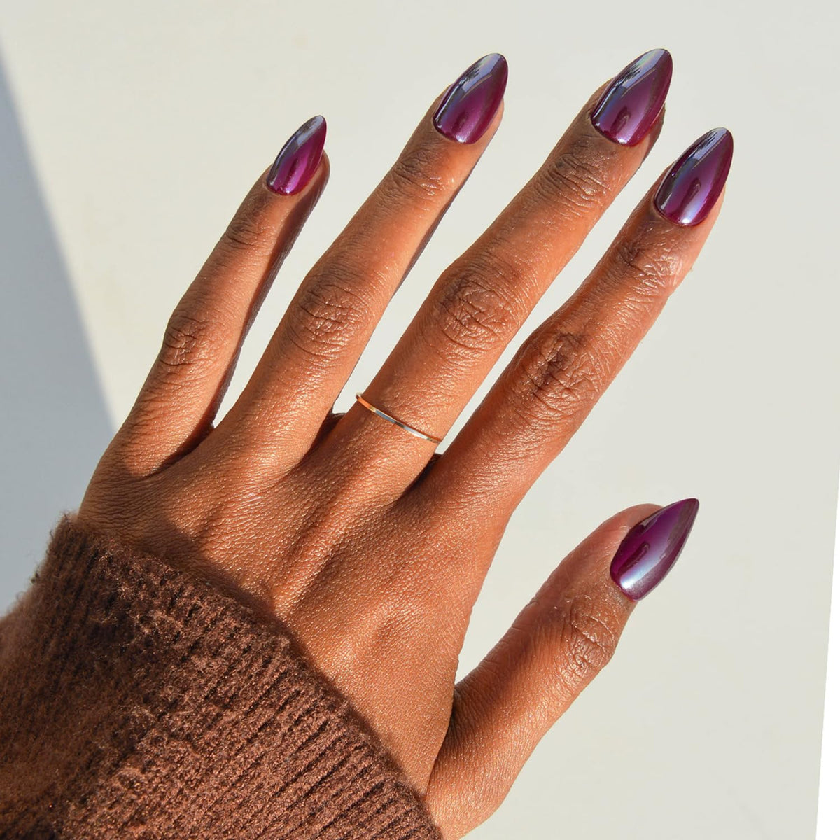 Glamnetic Press On Nails Short Almond full kit front view
