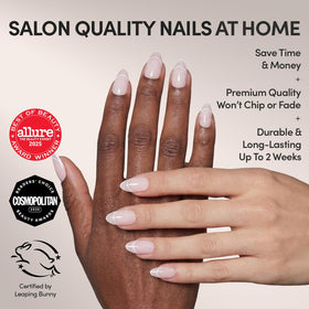 Glamnetic Press On Nails Short Almond Glossy assorted sizes