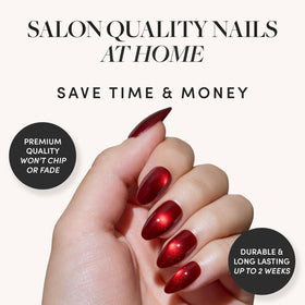 Glamnetic Press On Nails Short Almond Jelly detailed view