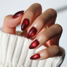 Glamnetic Press On Nails Short Almond Jelly Full Kit front view