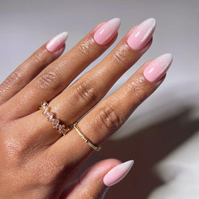 Glamnetic Press On Nails Short Almond Velvet kit front view
