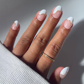Glamnetic Press On Nails Short Oval Glossy full kit front view