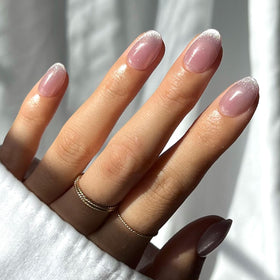 Glamnetic Press On Nails Short Oval Velvet Kit front view