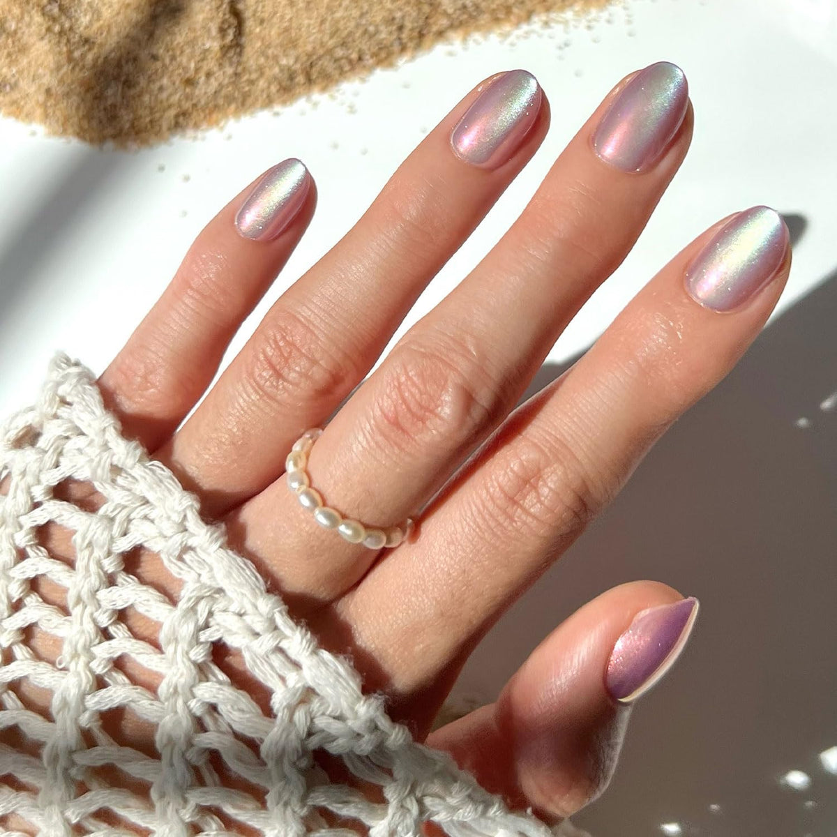 Glamnetic Press On Nails Short Oval Velvet Kit front view