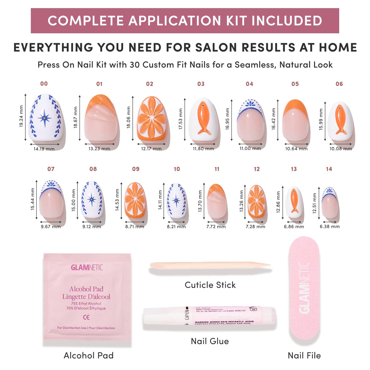 Glamnetic Press On Nails showing flexibility in design