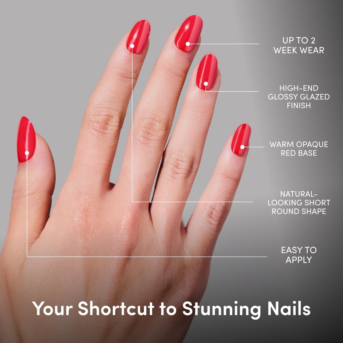Glamnetic Press On Nails showing included nail glue and accessories