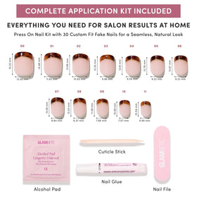 Glamnetic Press On Nails showing UV protective coating