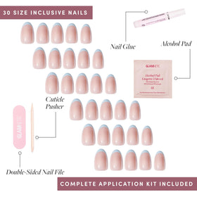 Glamnetic Press On Nails showing various sizes