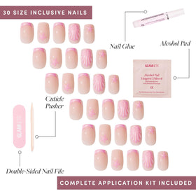 Glamnetic Press On Nails showing various sizes