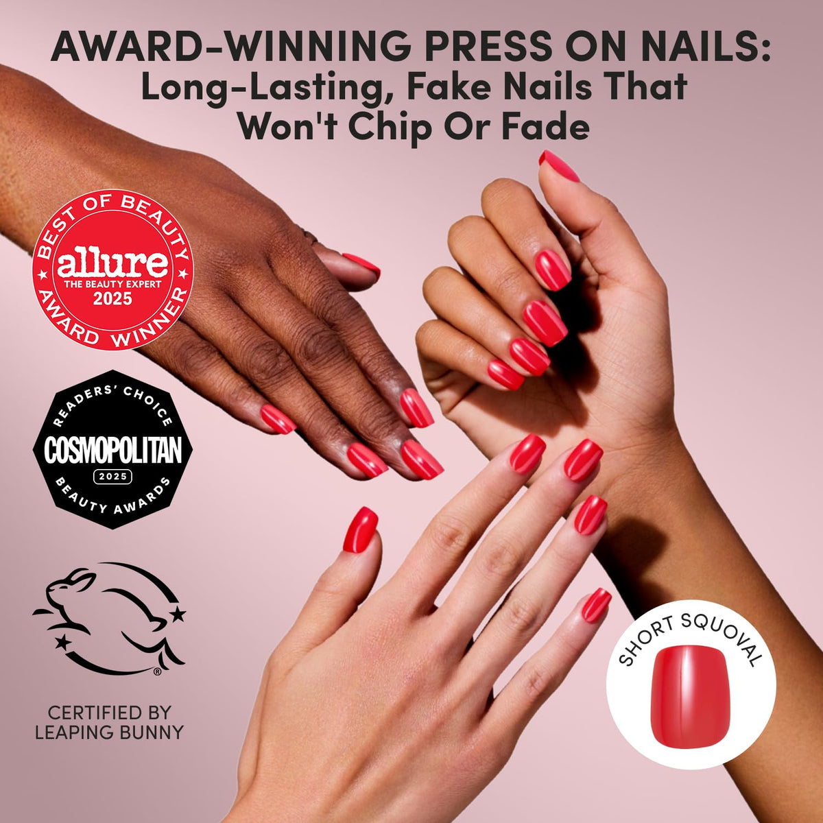 Glamnetic Press On Nails showing various sizes and shapes