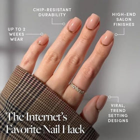 Glamnetic Press On Nails storage box and accessories