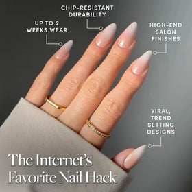 Glamnetic Press On Nails storage box and accessories