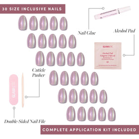 Glamnetic Press On Nails with alcohol pad
