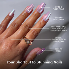 Glamnetic Press On Nails with included nail glue and accessories
