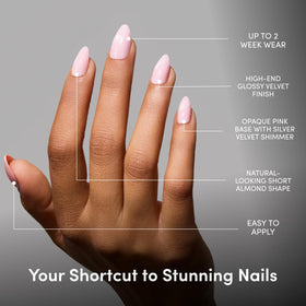 Glamnetic Press On Nails with included nail glue and accessories