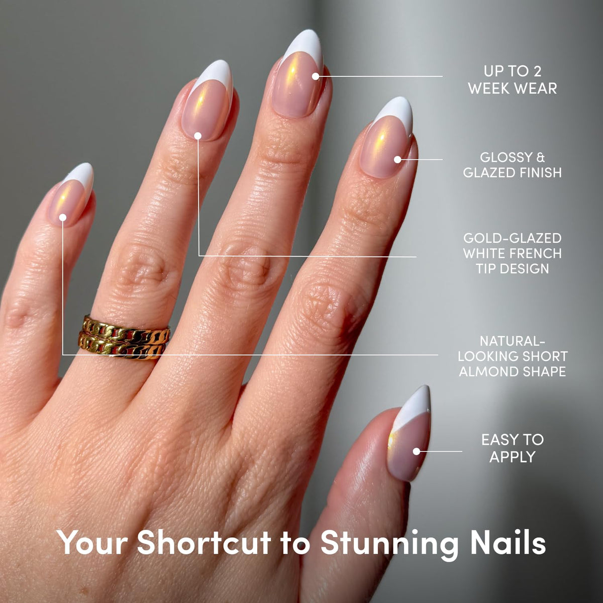 Glamnetic Press On Nails with included nail glue and accessories
