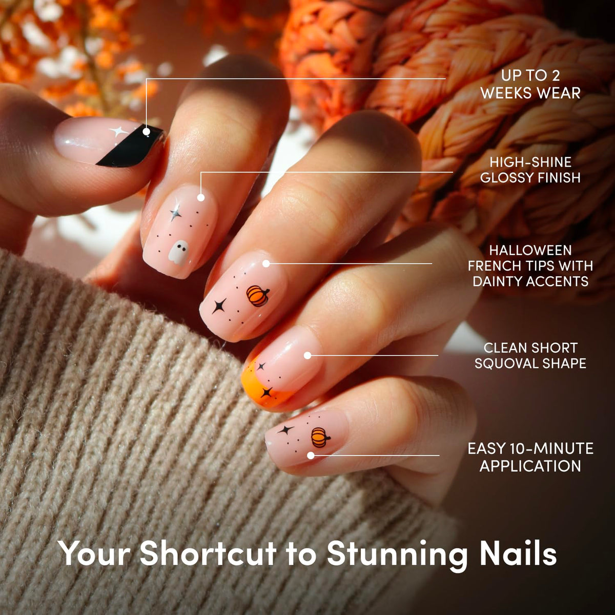 Glamnetic Press On Nails with included nail glue and tools