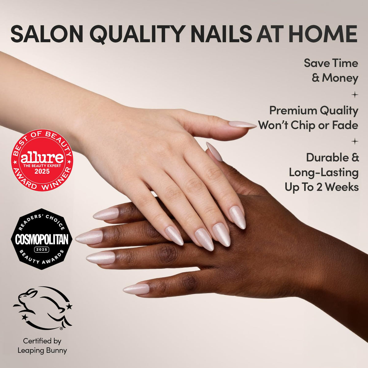 Glamnetic Press On Nails with storage box and accessories