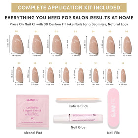 Glamnetic Press On Nails with UV-protective coating