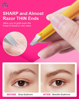 GlamTweeler Eyebrow Tweezer side view