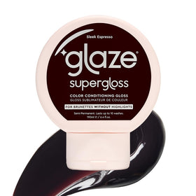 glaze Supergloss Color Conditioning Gloss 6.4 fl oz Sleek Espresso front view