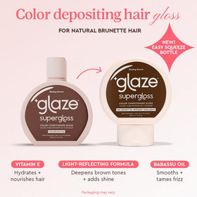 Glaze Supergloss Color Conditioning Gloss Blazing Brown packaging