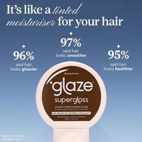 Glaze Supergloss Color Conditioning Gloss Blazing Brown with Babassu Oil